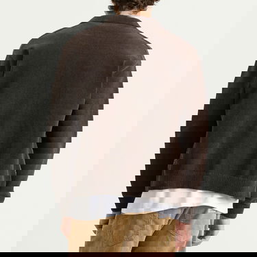 Villapaita thisisneverthat Argyle Zip Knit Cardigan Ruskea | TN253KKNJK01-BRN, 3