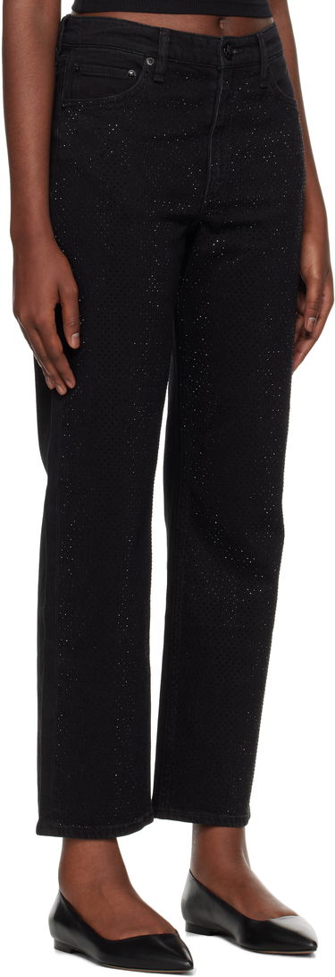 Jeans rag & bone rag & bone Harlow Straight Jeans Musta | WDD24F2956FMSI, 1