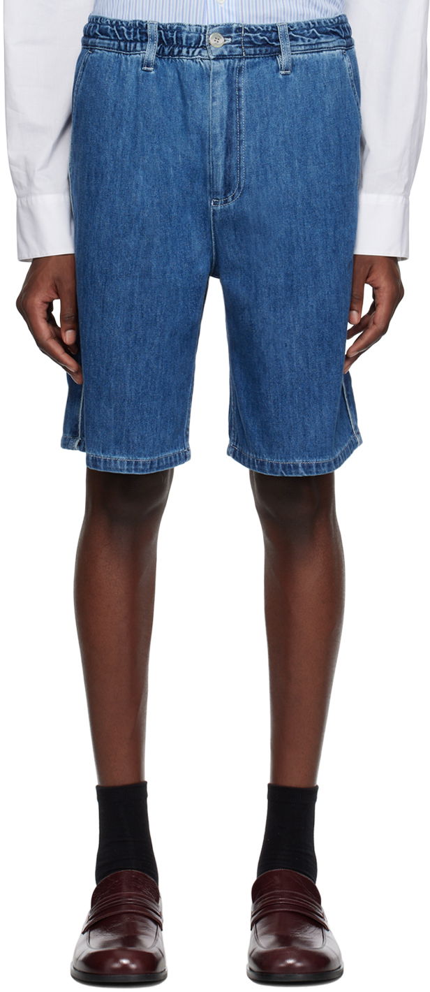 Shortsit Marni Lightweight Denim Shorts Sininen | PUJU0070I0 USCV22