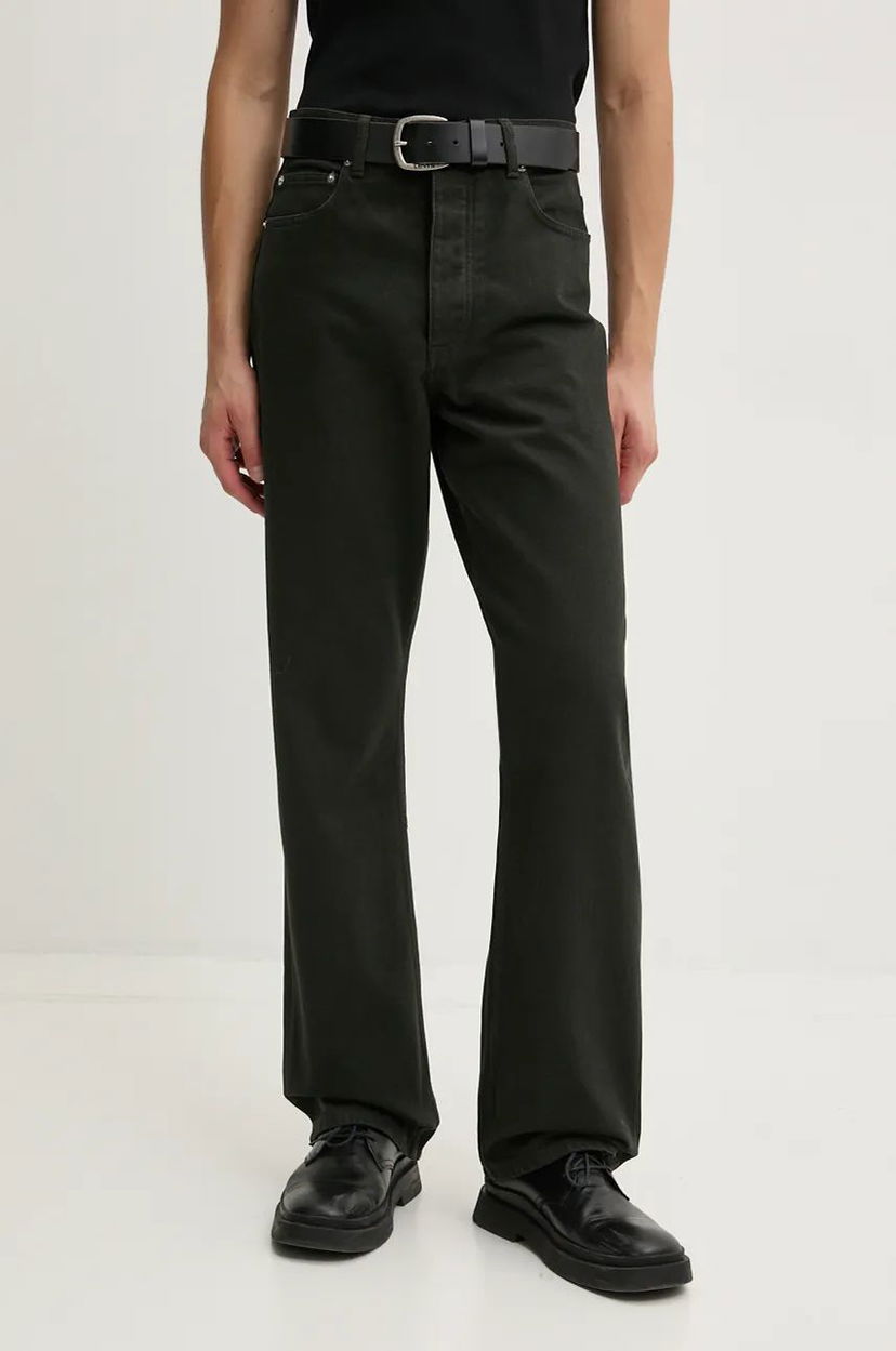 Jeans Nanushka Gannon Straight Leg Jeans Musta | NM24PFPA01497