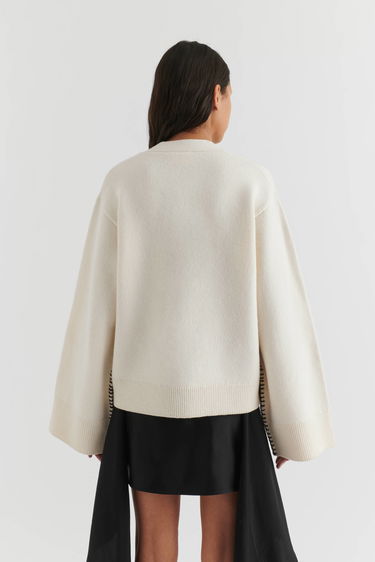 Villapaita AXEL ARIGATO Glaze Relaxed Cardigan Beige | A2134002, 3