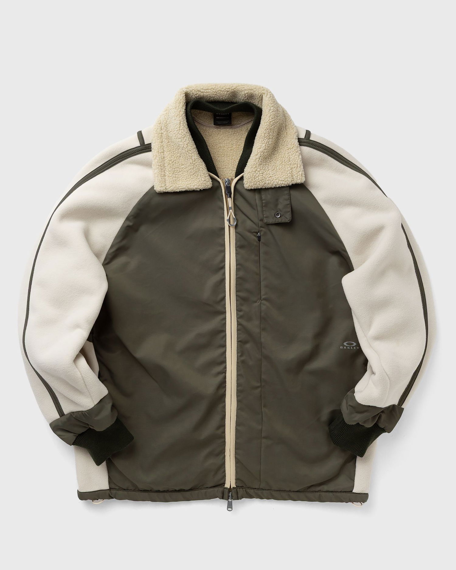 Bomber-takki OAKLEY LATITUDE SOAR Sherpa Fleece Bomber Jacket Beige | FOA407461-68S, 0