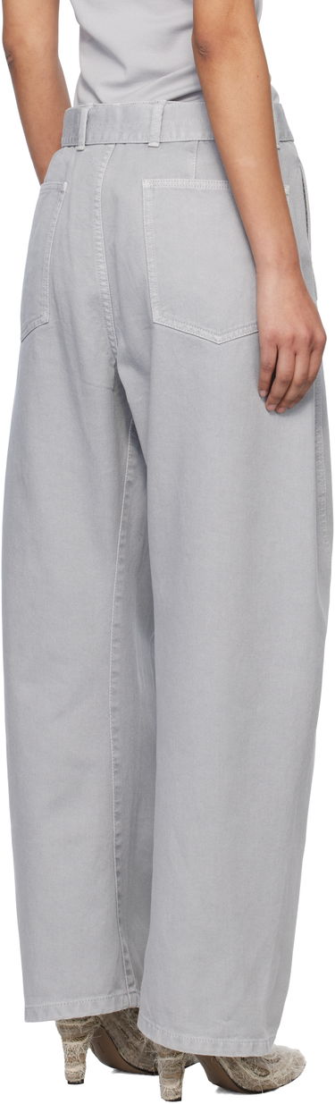 Cargo housut LEMAIRE Lemaire Twisted Belted Trousers Harmaa | PA326 LD1036, 2