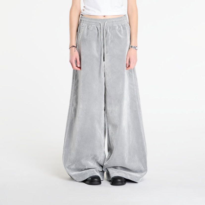 Verryttelyhousut adidas Originals Brushed Twill Oversized Firebird Track Pants Harmaa | JW7331
