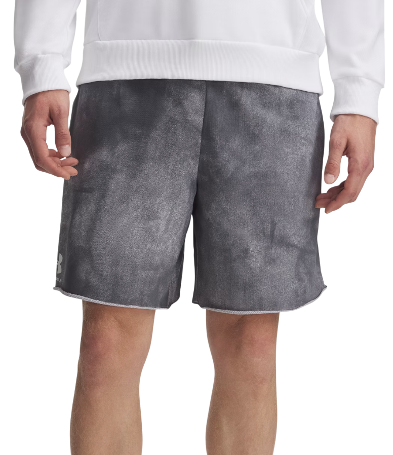 Shortsit Under Armour Rival Terry AOP 8in Shorts Harmaa | 1390146-025, 0