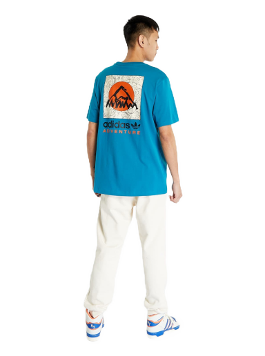 T-paita adidas Originals Adventure Mountain Back Tee Sininen | IC2362