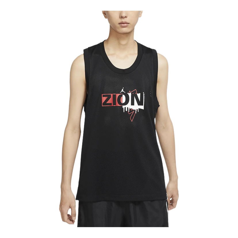 Tankkitoppi Jordan Air Jordan Men's Graphic Basketball Vest Musta | DX6583-010