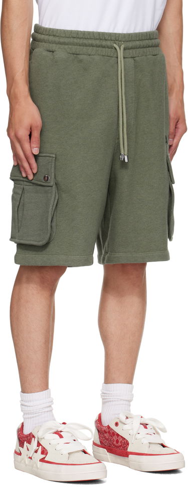 Shortsit AMIRI AMIRI Stencil Cargo Shorts Harmaa | AMJYSH1045, 4