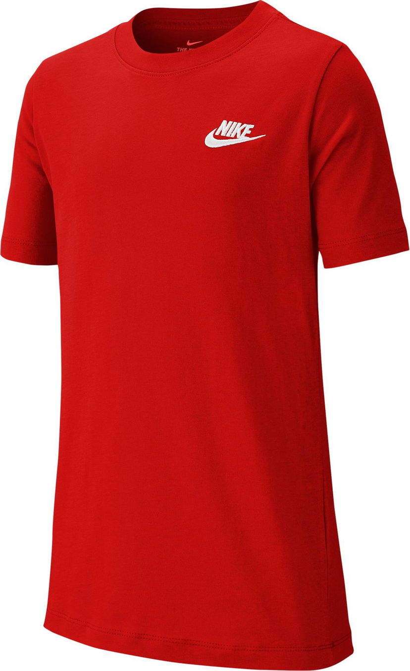 T-paita Nike NSW Futura Embroidered T-Shirt Punainen | ar5254-657