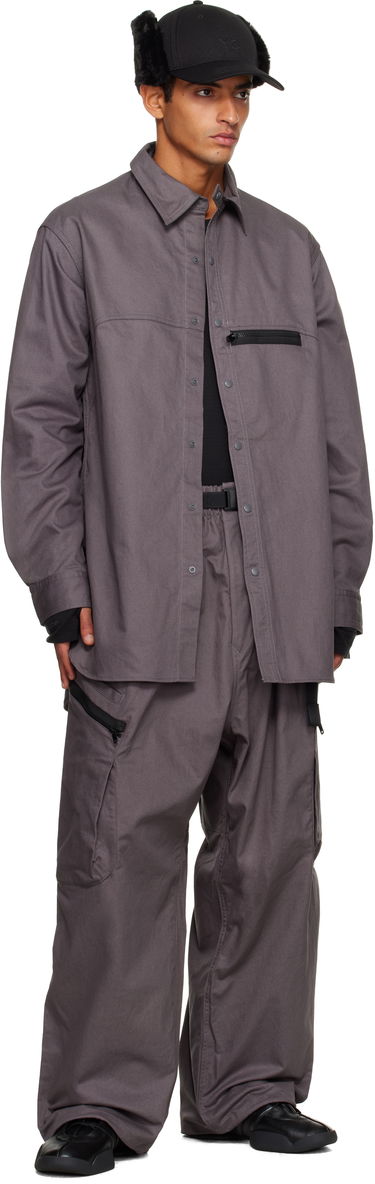 Paita Y-3 Y-3 Twill Shirt Harmaa | KB2079, 3