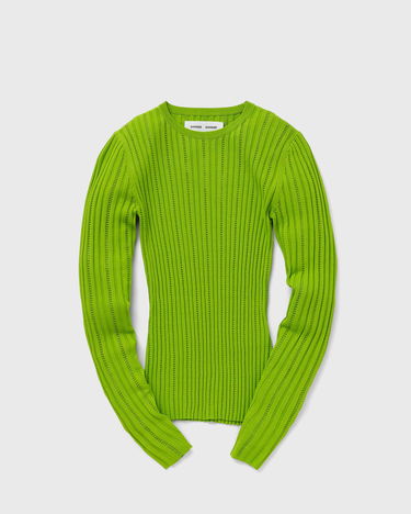 Villapaita Samsoe Samsoe Samsøe & Samsøe LEA Crew Neck Knit Top Vihreä | F23400041-MACAW-GREEN, 0