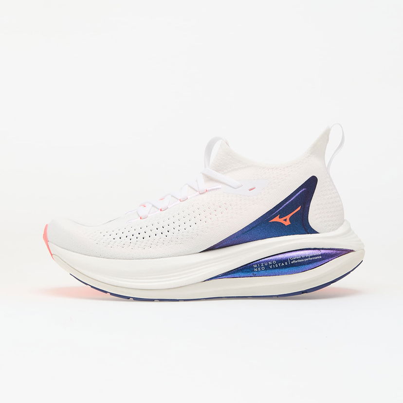 Tennarit ja kengät Mizuno Neo Vista 2 W White/ Striking Coral/ Iris Bloo Valkoinen | J1GD253421