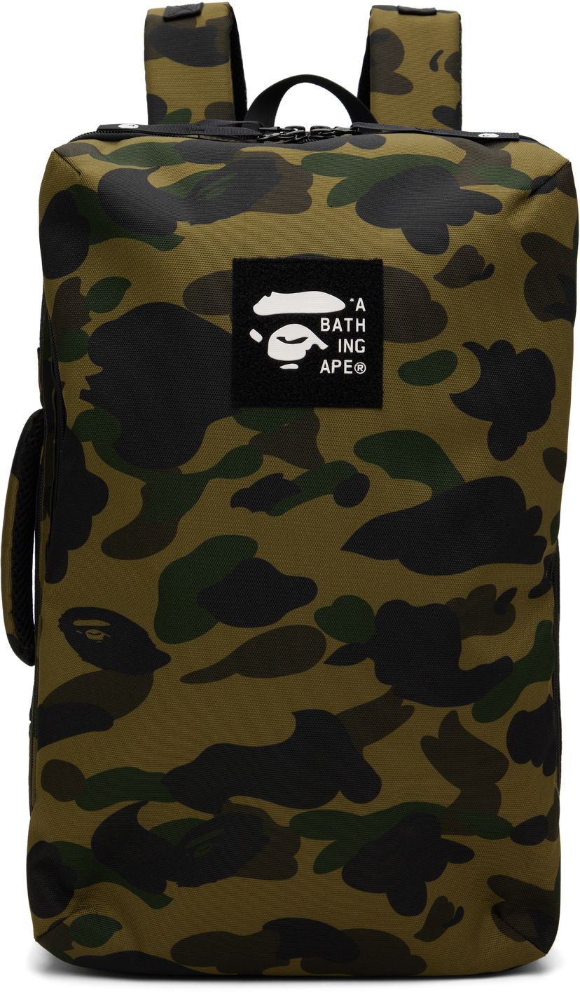 Reppu BAPE BAPE 1st Camo Cordura 2Way Daypack Backpack Vihreä | 001BAK201005F