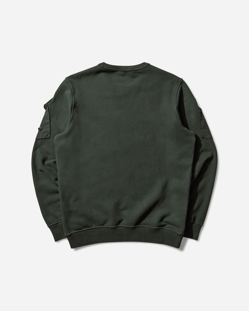 Huppari Stone Island Sleeve Pockets Crewneck Sweatshirt Vihreä | K2S15-6100008-S0A20 V005E