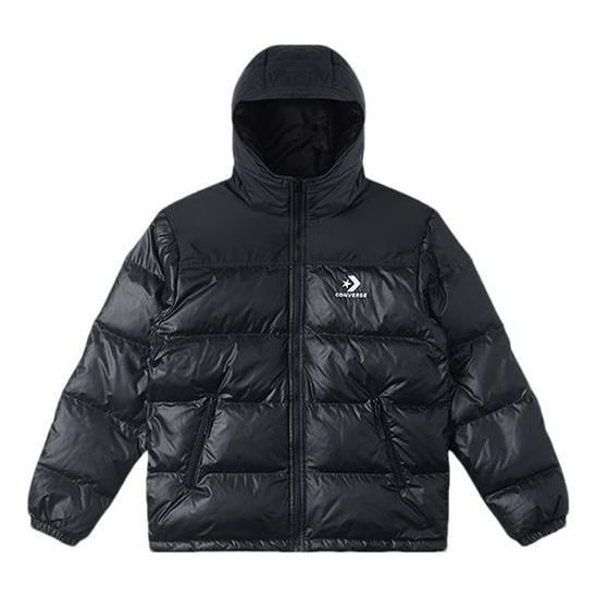Puffer takki Converse Short Down Jacket Musta | 10025252-A01