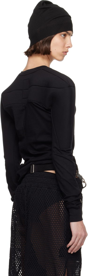 Huppari Rick Owens Rick Owens Champion Edition Girdered Harness Sweatshirt Musta | CW01E1707 CHJG, 2
