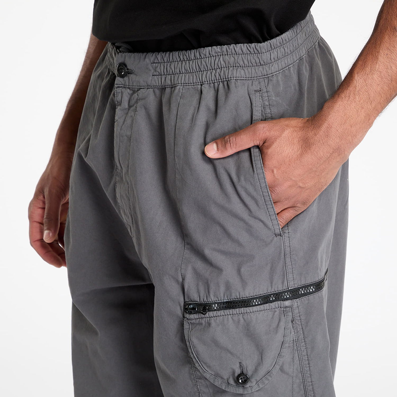 Cargo housut C.P. Company C.P. Company Microreps Boxy Cargo Lens Pants Harmaa | 18CMPA094A006475G-935, 1