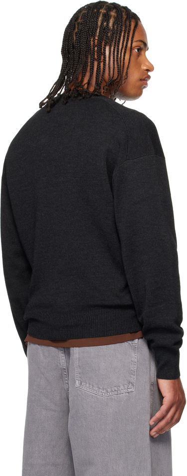 Villapaita LEMAIRE LEMAIRE V-Neck Sweater Musta | TO1430 LK087, 2