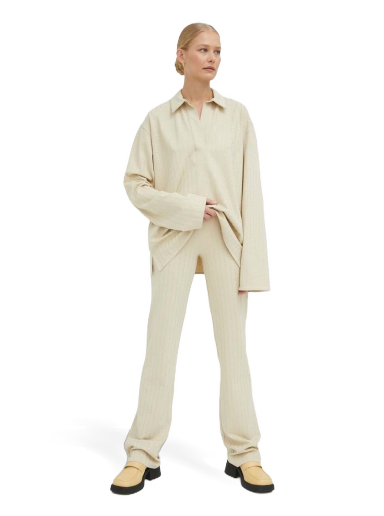 Housut Samsoe Samsoe Crystal Trousers Beige | F23100106