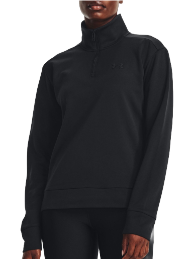Huppari Under Armour Fleece ¼ Zip Musta | 1373058-001