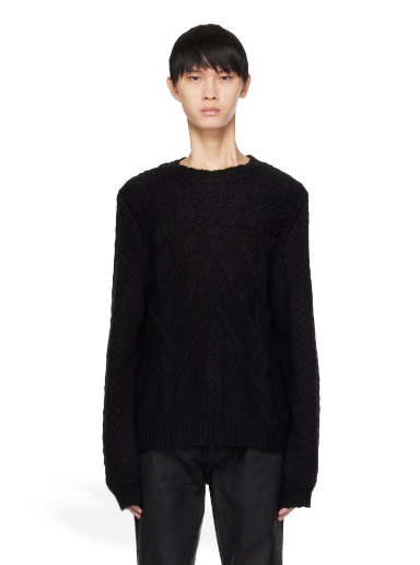 Villapaita GUESS USA Loop Sweater Musta | M3BR01Z38G0