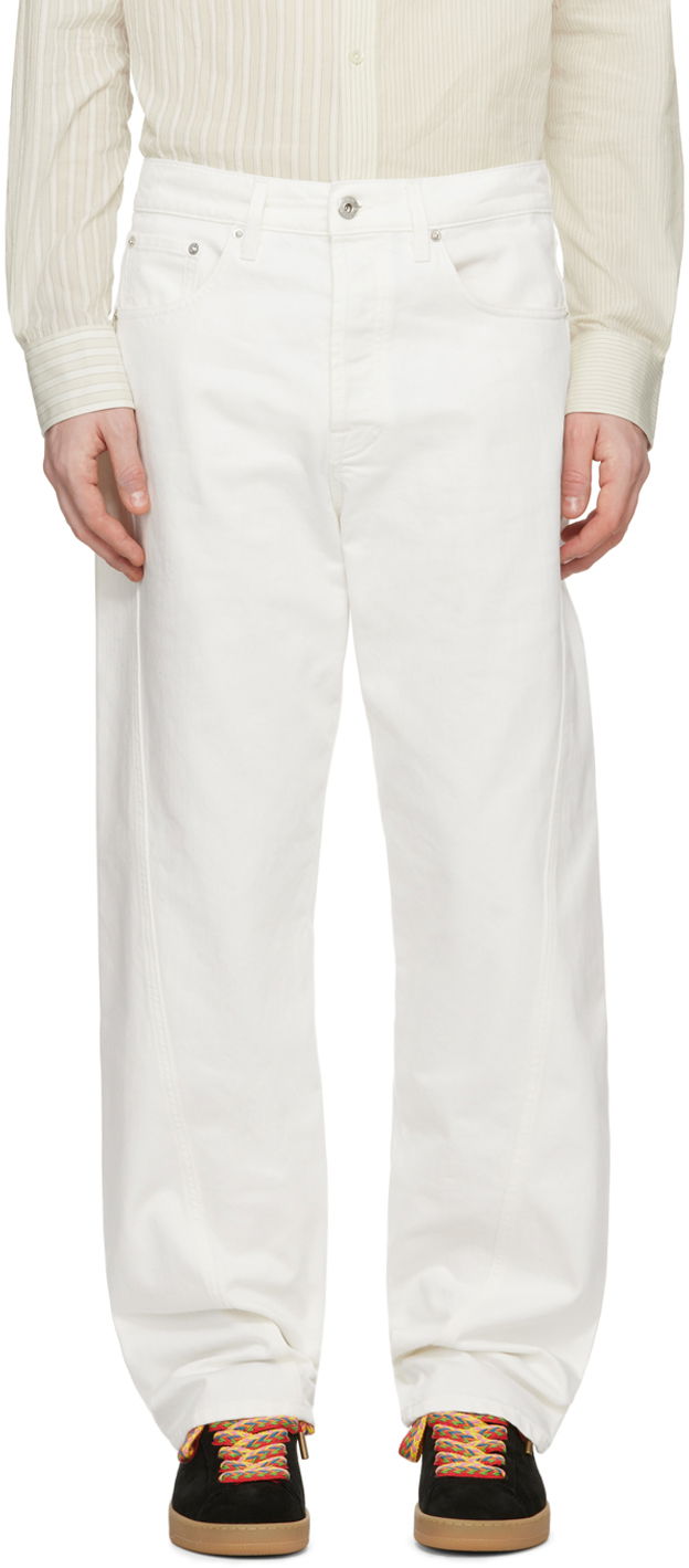 Jeans LANVIN Twisted Jeans Valkoinen | RM-TR0051-D076-P24