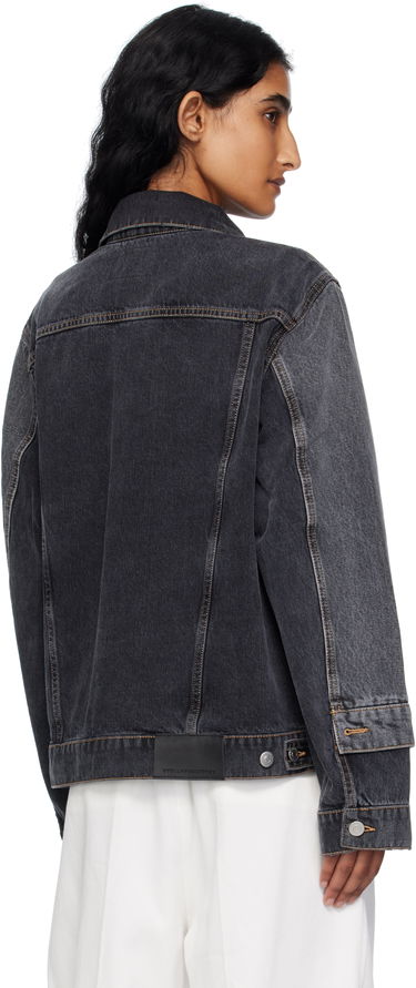 Takki Stella McCartney Stella McCartney Tonal Panelled Denim Jacket Harmaa | 6D03443SQH30, 2