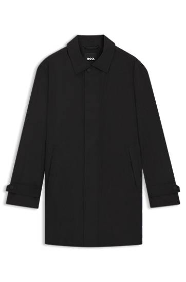 Sadetakki BOSS Water-Repellent Coat Musta | 50543262