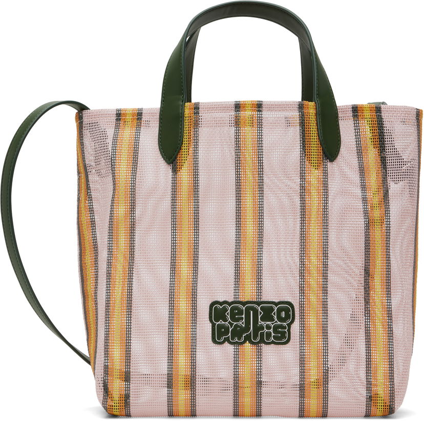 Kangaskassi KENZO Kenzo 'KENZO Coast Lines' Small Tote Bag Vaaleanpunainen | FF68SA410FS1