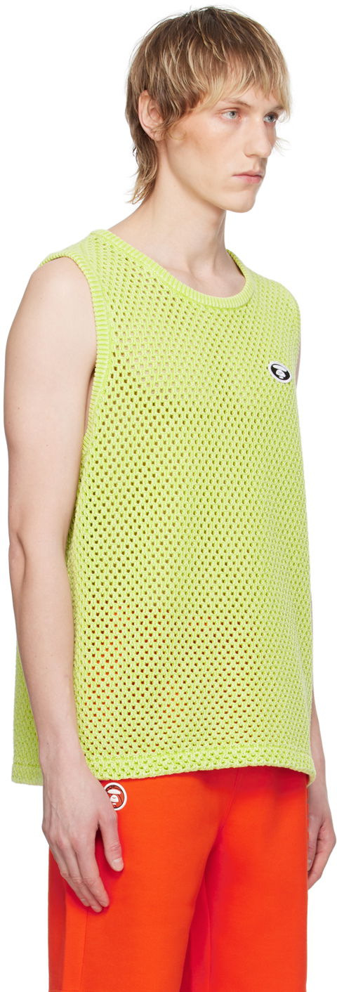 Tankkitoppi AAPE by A Bathing Ape AAPE by A Bathing Ape Patch Knit Tank Top Vihreä | AAPKNMB305XXMGRL, 1