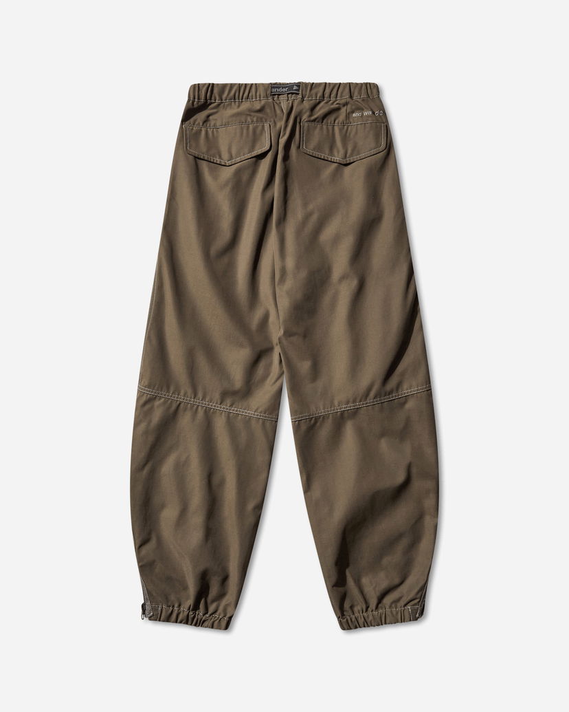 Housut and wander High Count Cloth Side Zip Hem Pants Ruskea | 5745282096 182