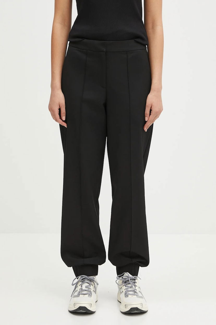 Housut Samsoe Samsoe Samsoe Samsoe Saneem High Waist Pants Musta | F25100156