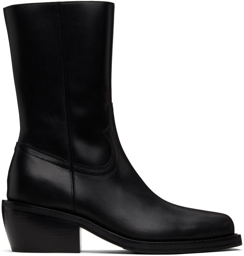 Vaatteet Dries Van Noten Dries Van Noten Leather Boots Musta | MS251-753