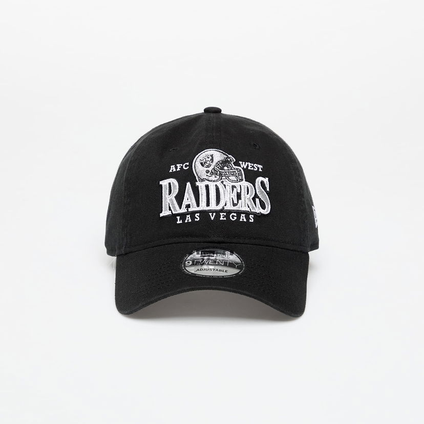 Korkki New Era Las Vegas Raiders Helmet 9TWENTY Adjustable Cap Musta | 60667635