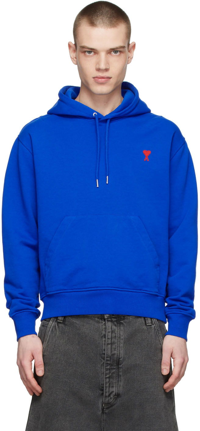 Huppari AMI AMI De Cœur Hoodie Sininen | A21HJ008.730