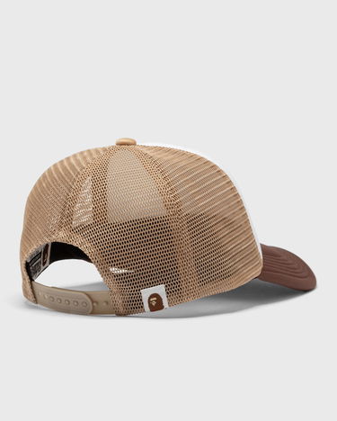 Korkki BAPE A BATHING APE College Mesh Cap Beige Universal Ruskea | 001CPK801012M BEI, 2