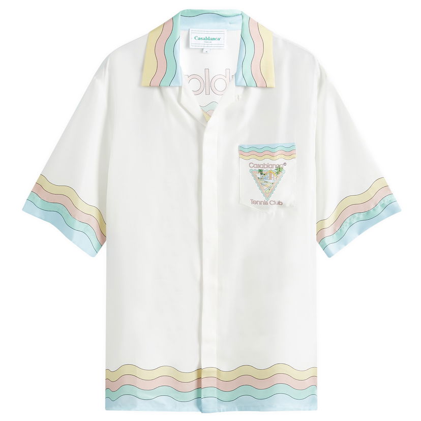 Paita Casablanca Tennis Club Icon Valkoinen | U-MPF24-SH-003-02