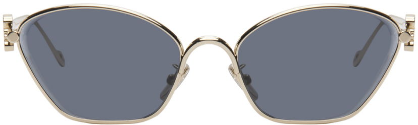 Aurinkolasit Loewe Gold Anagram Hexagonal Sunglasses Musta | LW40115U 192337181177