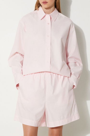 Paita Samsoe Samsoe Samsoe Samsoe SALOVA High-Waisted Shorts Vaaleanpunainen | F24200111, 0