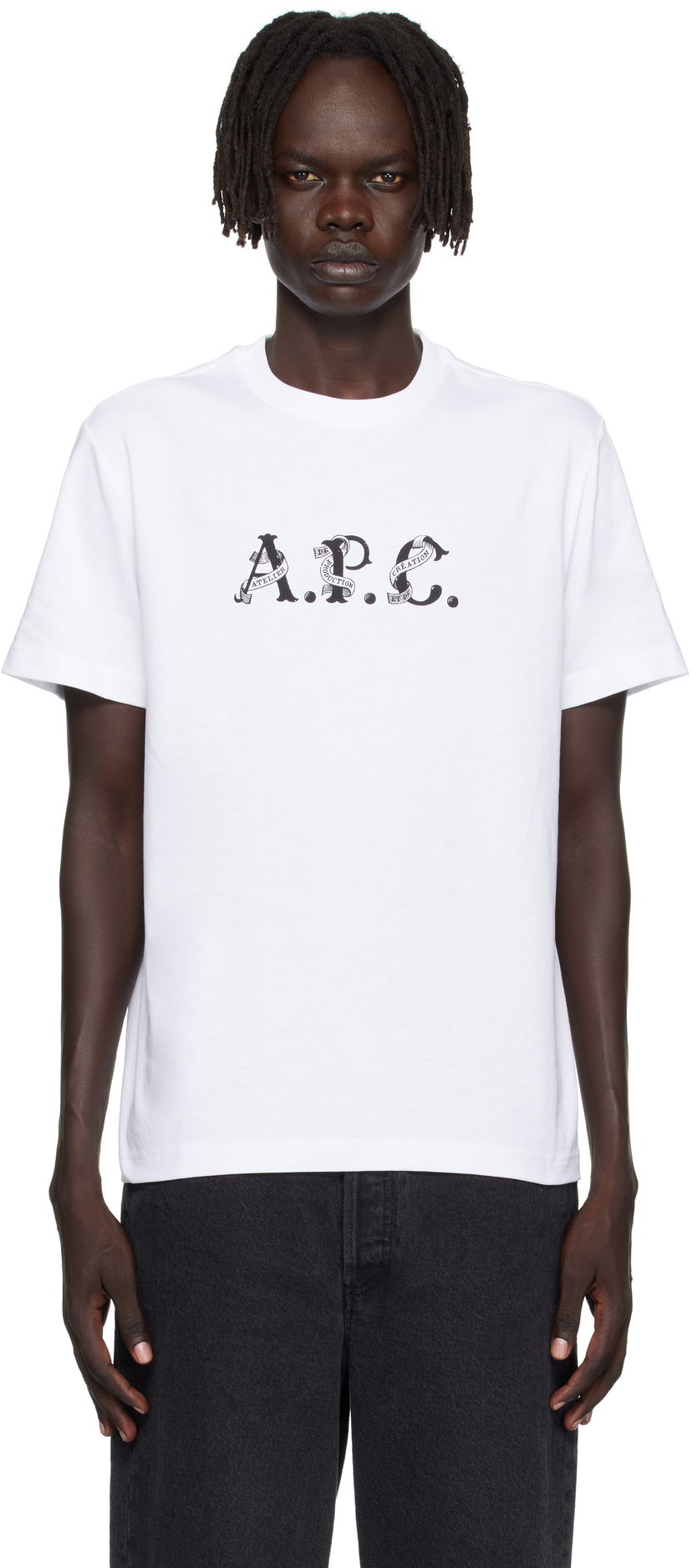 T-paita A.P.C. A.P.C. Hugo T-Shirt Valkoinen | COHGS-M26543