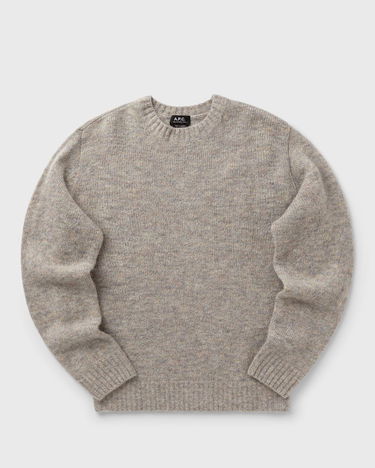Villapaita A.P.C. Lucas Brushed Alpaca Crewneck Harmaa | WOAOG-H23151-PLB, 3