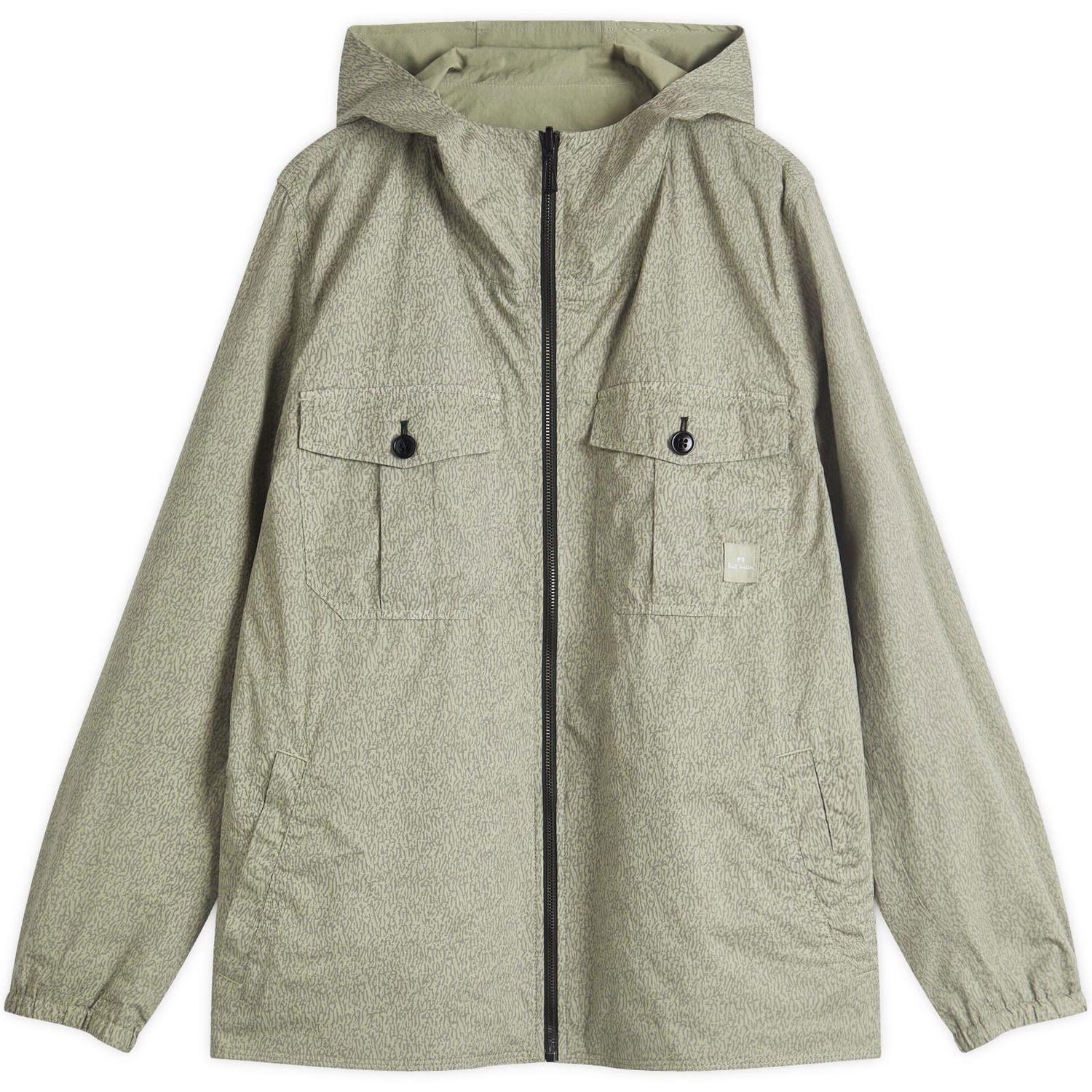 Tuulitakki Paul Smith Paul Smith Reversible Hooded Camo Jacket, Size Large Vihreä | M2R-417Z-P22370-34, 0