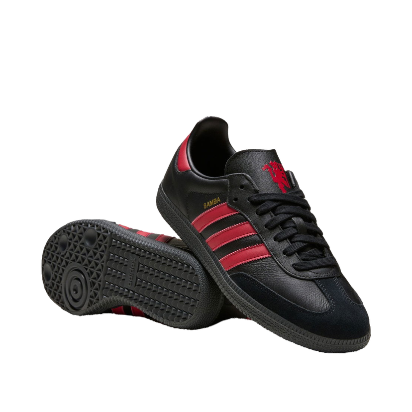 Tennarit ja kengät adidas Originals Samba Manchester United Musta | JQ4036