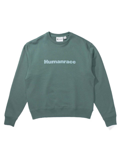 Huppari adidas Originals Pharell Williams x Basics Crew Vihreä | HK6694