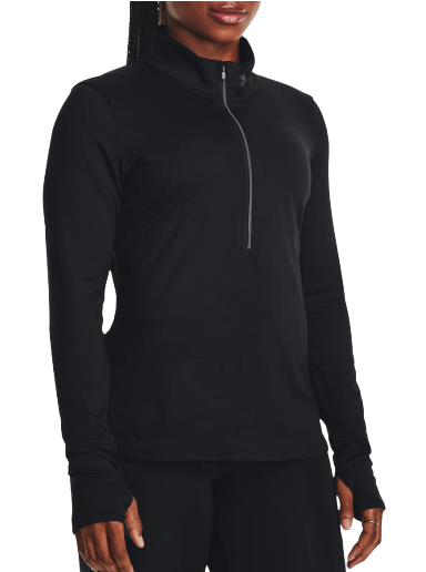 Huppari Under Armour Qualifier Run ½ Zip Pullover Musta | 1379349-001