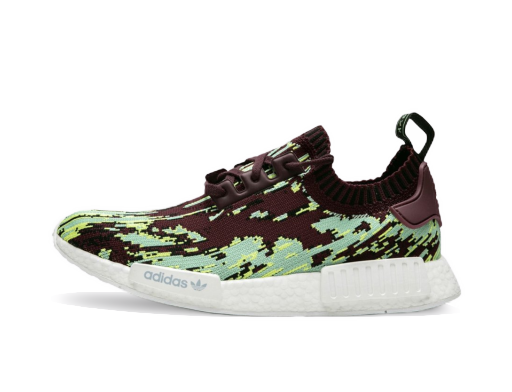 Tennarit ja kengät adidas Originals Sneakersnstuff x NMD_R1 Primeknit "Datamosh 2.0" Burgundia | DB2843