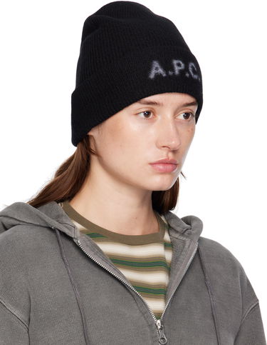 Pipo A.P.C. Black Harry Beanie Musta | WVBDK-M25085, 1