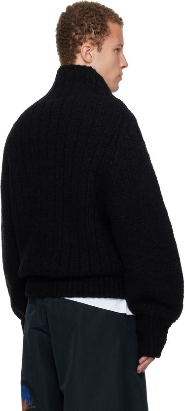 Villapaita Dries Van Noten Dries Van Noten Wool Turtleneck Musta | 252-021236-2721, 2