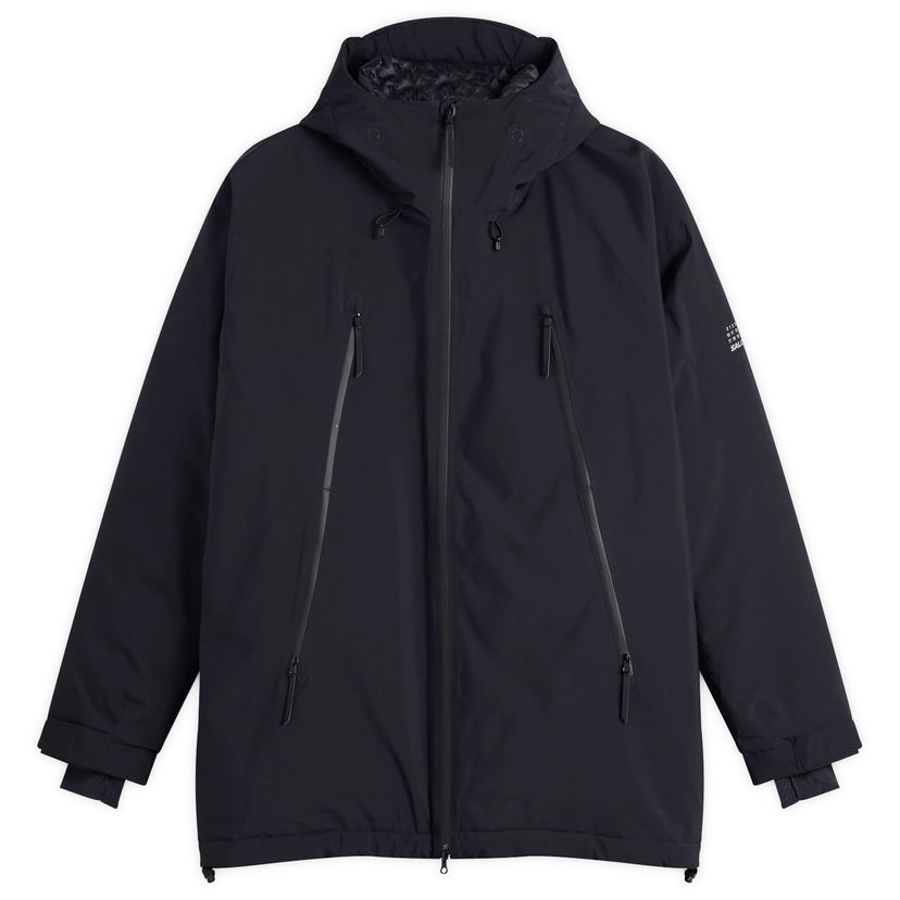 Takit Maison Margiela MM6 Maison Margiela x Salomon Technical Hooded Coat Musta | S52AM0341-M35594-900