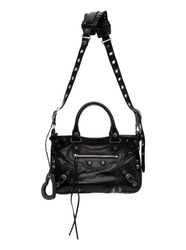 Olkalaukku Balenciaga Medium Neo Cagole Bag Musta | 751521 1VG9Y